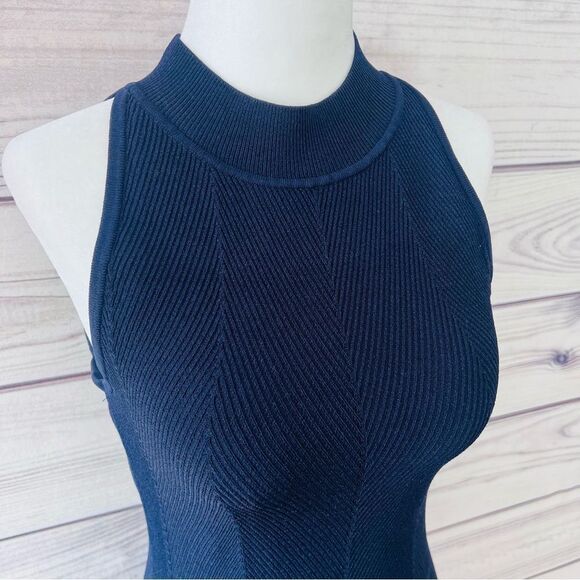 Ali & Jay Navy Marvelous Girl Navy Ribbed Fit & Flare Mini Dress - Picture 6 of 12